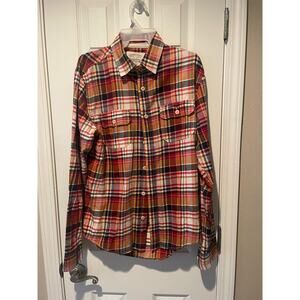 PreOwned Canyon Plaid  button front shirt, Size M, $20, B51